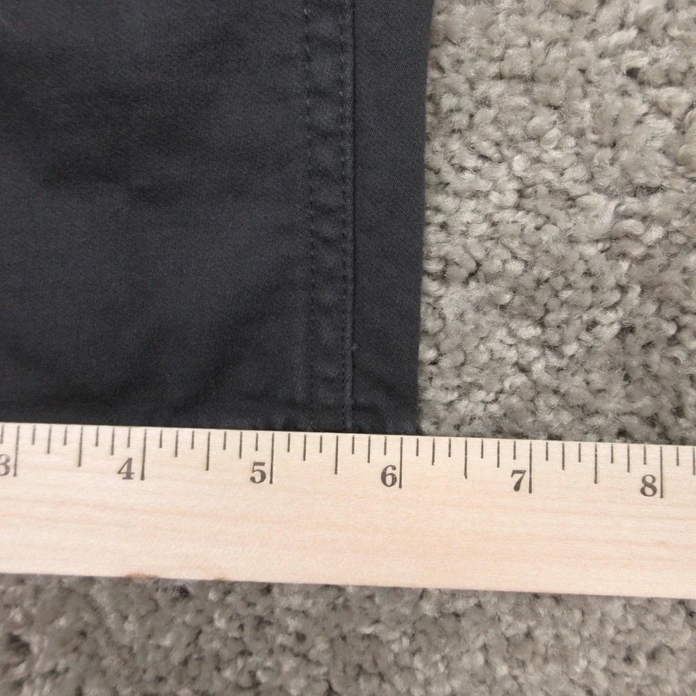 Banana Republic Jeans Mens 30x30 Black Traveler Athletic Tapered Zip Denim Pants